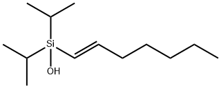 (E)-HEPTENYLDIISOPROPYLSILANOL Structure