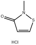 2-甲基-4-异噻唑啉-3-酮盐酸盐, 26172-54-3, 结构式