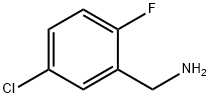 5-氯-2-氟苄胺 结构式