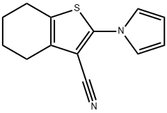 2-(1H-Pyrrol-1-yl)-4,5,6,7-tetrahydro-1-benzothiophene-3-carbonitrile Structure