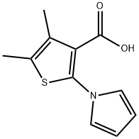 4,5-DIMETHYL-2-(1H-PYRROL-1-YL)THIOPHENE-3-CARBOXYLIC ACID Struktur