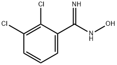 2,3-ジクロロ-N′-ヒドロキシベンゼンカルボキシイミドアミド 化学構造式