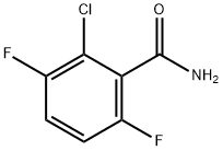 2-CHLORO-3,6-DIFLUOROBENZAMIDE Structure
