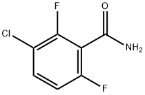 3-氯-2,6-二氟苯甲酰胺,261762-41-8,结构式