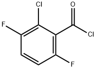 2-クロロ-3,6-ジフルオロベンゾイルクロリド 化学構造式