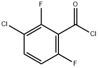 3-氯-2,6-二氟苯甲酰氯, 261762-43-0, 结构式