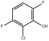 2-氯-3,6-二氟苯酚 结构式