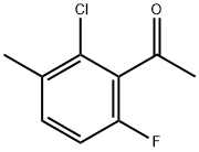 2'-CHLORO-6'-FLUORO-3'-METHYLACETOPHENONE Struktur