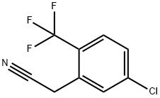 5-CHLORO-2-(TRIFLUOROMETHYL)PHENYLACETONITRILE Structure