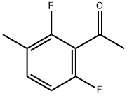 2',6'-ジフルオロ-3'-メチルアセトフェノン 化学構造式