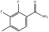 2,3-DIFLUORO-4-METHYLBENZAMIDE Struktur