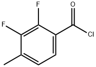 2,3-ジフルオロ-4-メチルベンゾイルクロリド 化学構造式