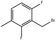 2,6-DIFLUORO-3-METHYLBENZYL BROMIDE Struktur
