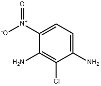 1,3-BENZENEDIAMINE, 2-CHLORO-4-NITRO- Struktur