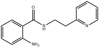 Benzamide, 2-amino-N-[2-(2-pyridinyl)ethyl]- Structure