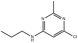 4-chloro-2-methyl-6-(N-propylamino)pyrimidine Structure