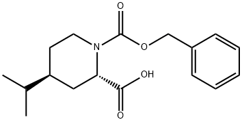 4-ISOPROPYL-PIPERIDINE-1,2-DICARBOXYLIC ACID 1-BENZYL ESTER Structure