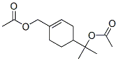 7,8-ジアセトキシ-p-メンタ-1-エン 化学構造式