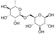 6-O-(6-デオキシ-α-L-マンノピラノシル)-β-D-グルコピラノース 化学構造式