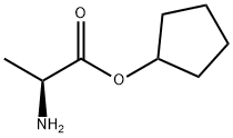 L-Alanine, cyclopentyl ester (9CI) Struktur