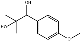 1-(4-Methoxyphenyl)-2-methylpropane-1,2-diol. Struktur