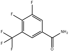 3,4-DIFLUORO-5-(TRIFLUOROMETHYL)BENZAMIDE Structure