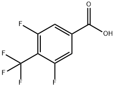 3,5-DIFLUORO-4-(TRIFLUOROMETHYL)BENZOIC ACID Structure