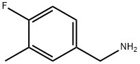 4-フルオロ-3-メチルベンジルアミン 化学構造式