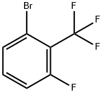 2-ブロモ-6-フルオロベンゾトリフルオリド 化学構造式