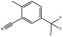 2-甲基-5-(三氟甲基)苯甲腈 结构式