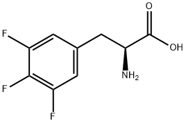 3,4,5-三氟-DL-苯丙氨酸, 261952-26-5, 结构式