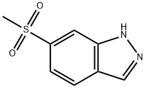 6-(甲基磺酰基)-1H-吲唑, 261953-48-4, 结构式