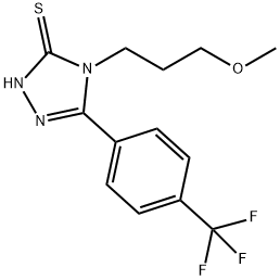 4-(3-METHOXYPROPYL)-5-[4-(TRIFLUOROMETHYL)PHENYL]-4H-1,2,4-TRIAZOLE-3-THIOL price.