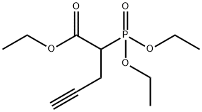 TRIETHYL ALPHA-PROPARGYLPHOSPHONOACETATE 化学構造式