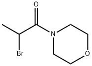 4-(2-BROMOPROPANOYL)MORPHOLINE Structure