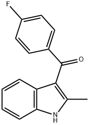 (4-FLUORO-PHENYL)-(2-METHYL-1H-INDOL-3-YL)-METHANONE Structure