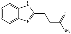1H-Benzimidazole-2-propanamide(9CI) Struktur