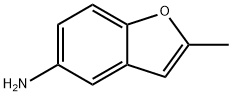 (2-メチル-1-ベンゾフラン-5-イル)アミン HYDROCHLORIDE 化学構造式