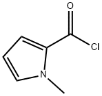 1-メチル-1H-ピロール-2-カルボニルクロリド 化学構造式