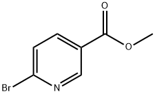 6-ブロモ-3-ピリジンカルボン酸メチル 化学構造式
