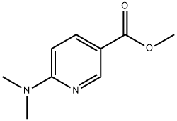 6-(ジメチルアミノ)ニコチン酸メチル 化学構造式