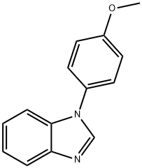 1-(4-甲氧基苯基)-1H-苯并[D]咪唑 结构式