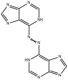 (E)-bis(5H-purin-6-yl)diazene Structure