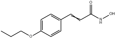 3-(p-Propoxyphenyl)-2-propenehydroxamic acid Structure