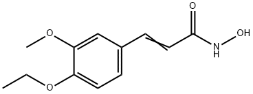 3-(4-Ethoxy-3-methoxyphenyl)-2-propenehydroxamic acid Structure