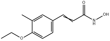 3-(4-Ethoxy-3-methylphenyl)-2-propenehydroxamic acid Structure