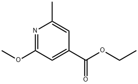 2-Methoxy-6-methyl-4-pyridinecarboxylicacidethylester Structure