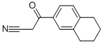 3-(1,2,3,4-Tetrahydronaphthalen-6-yl)-3-oxopropanenitrile,  3-(5,6,7,8-Tetrahydro-2-naphthyl)-3-oxopropionitrile Structure