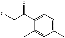 2-クロロ-1-(2,4-ジメチルフェニル)エタノン 化学構造式
