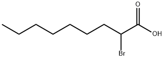 2-ブロモノナン酸 化学構造式